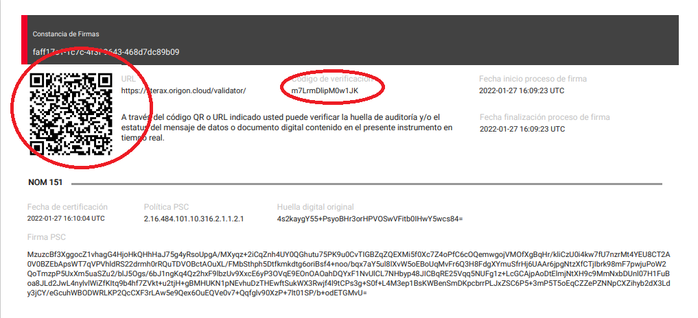 Verificación Pagaré Interfirma 4605